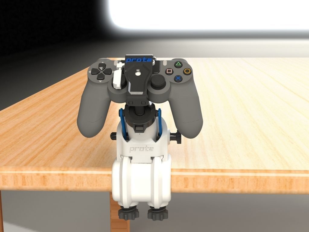 Controller Steering Device - PS4 - 3D Printable 3D print model_4