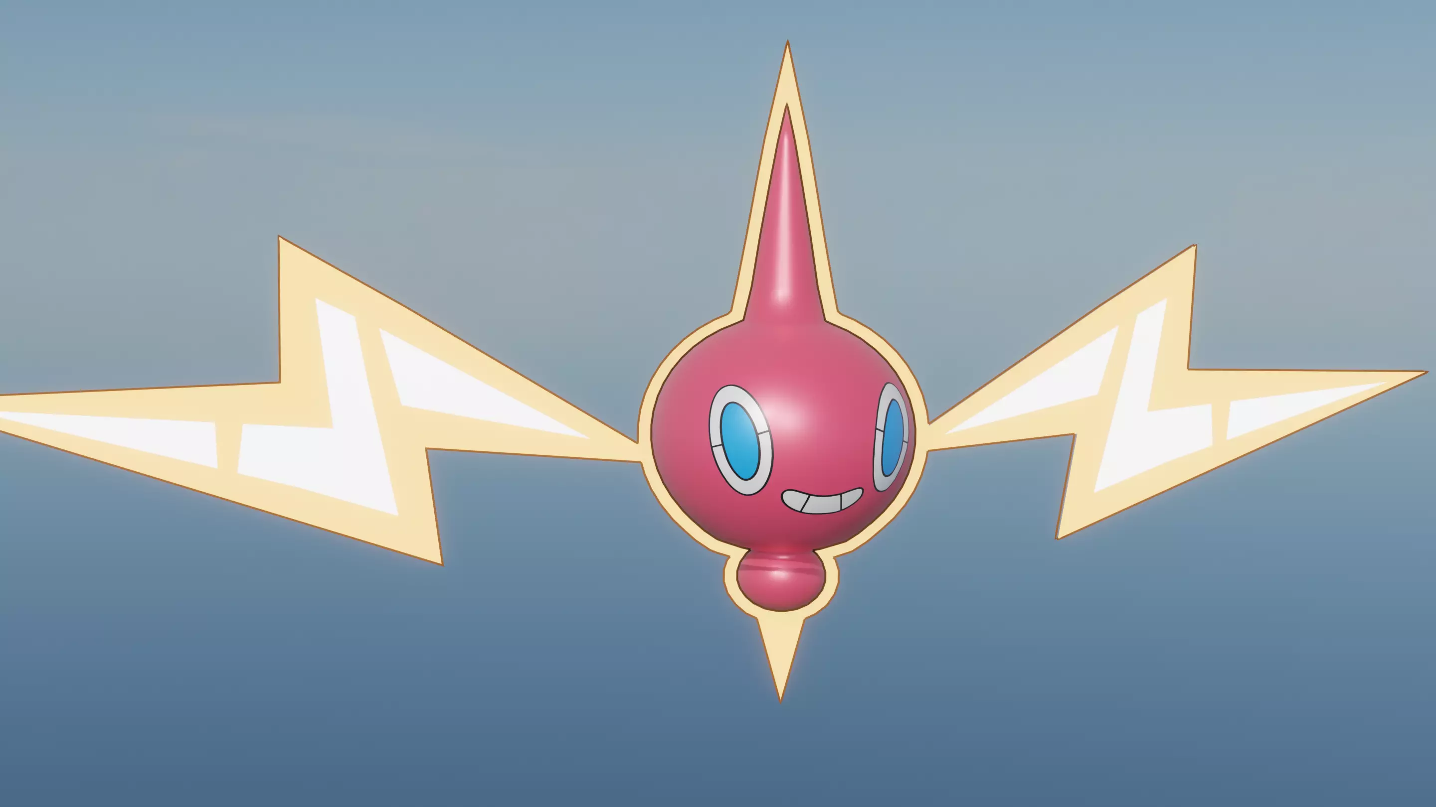 Pokemon Rotom and Shiny Version Low-poly 3D model_2