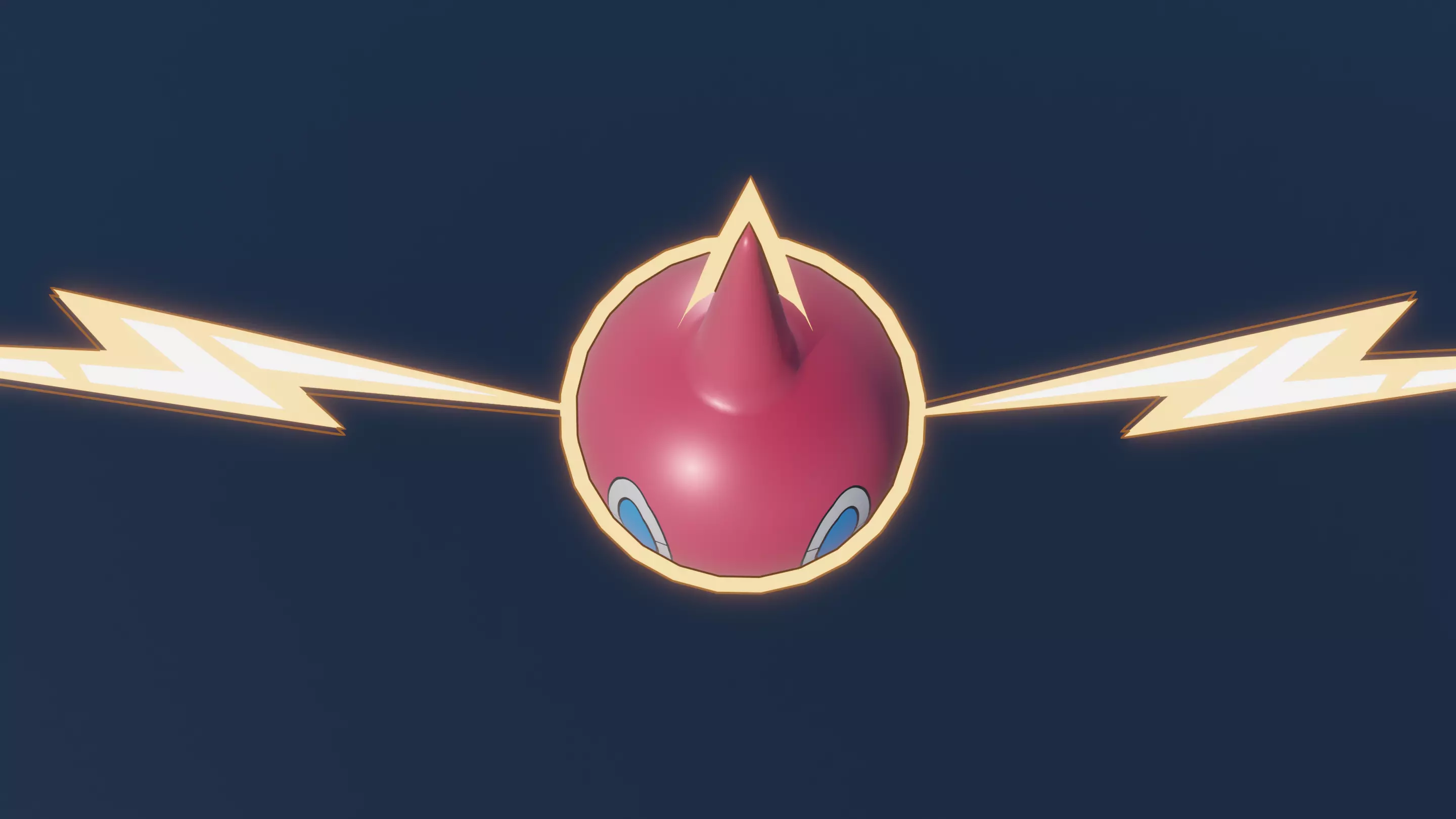 Pokemon Rotom and Shiny Version Low-poly 3D model_10
