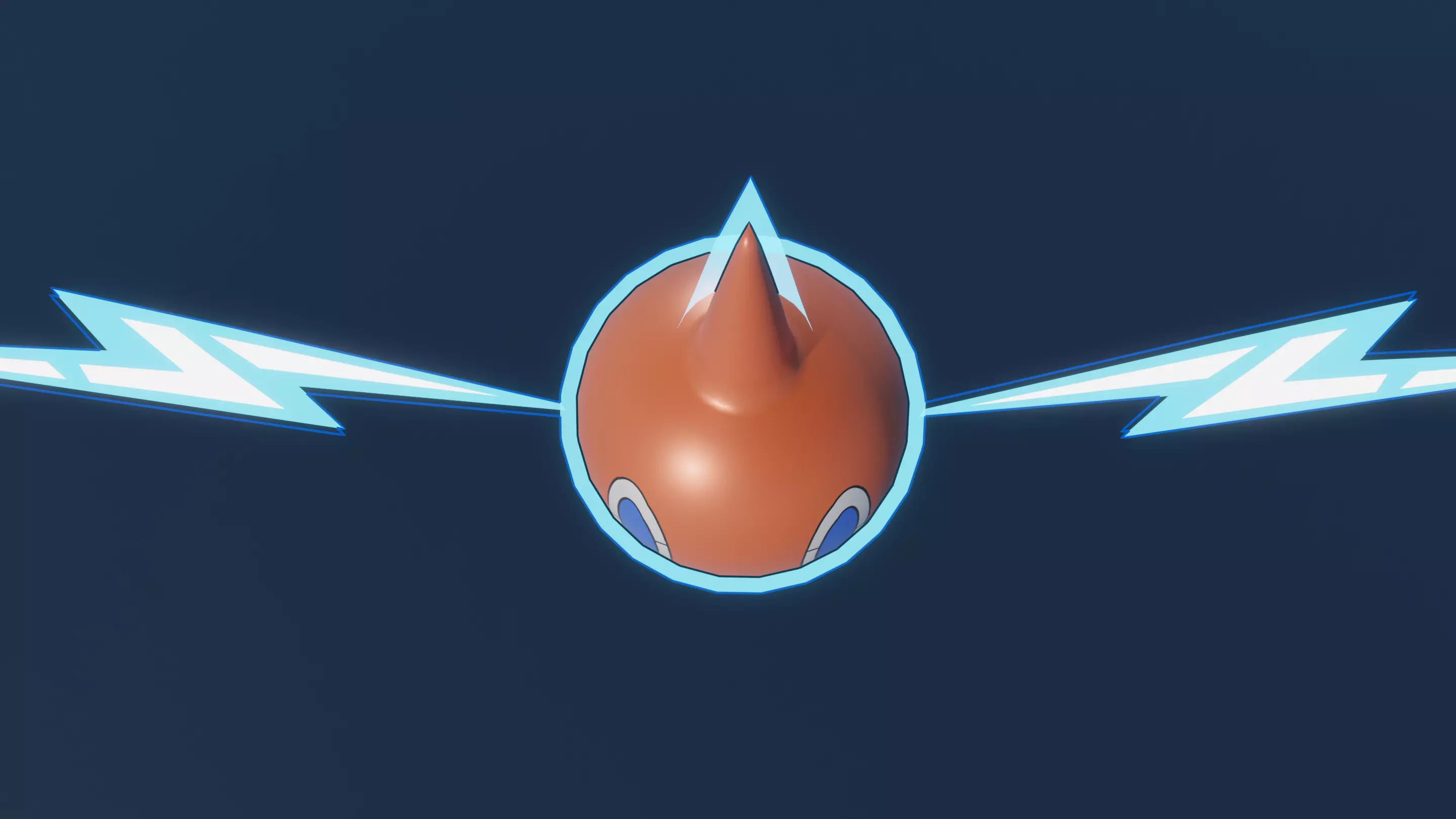 Pokemon Rotom and Shiny Version Low-poly 3D model_9
