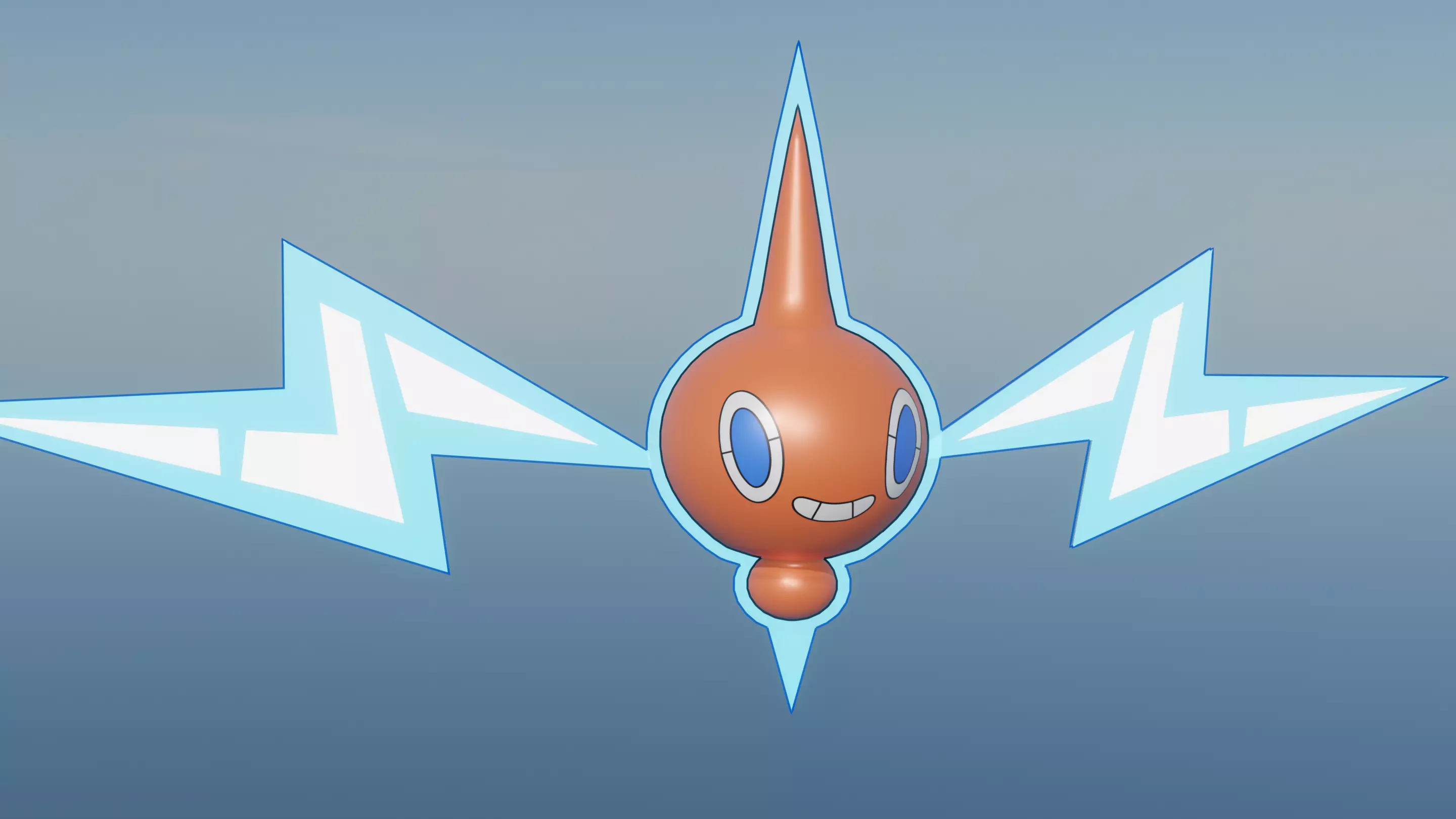 Pokemon Rotom and Shiny Version Low-poly 3D model_1