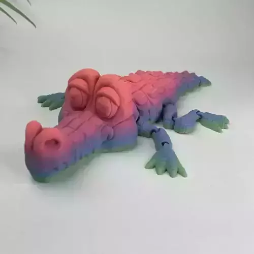 CUTE FLEXI CROCODILE ARTICULATED