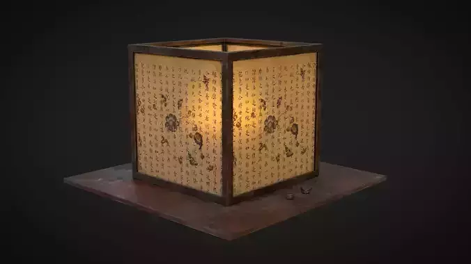 Lantern Low-poly 3D model Lantern Low-poly 3D model