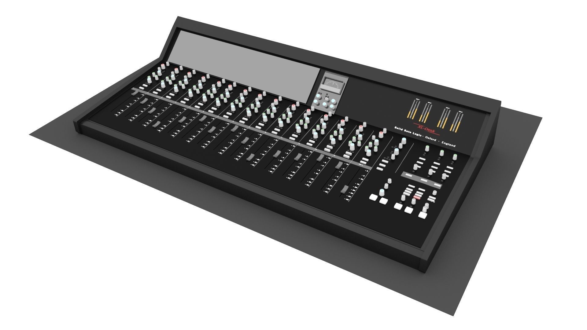 Mixing desk  3D model_2