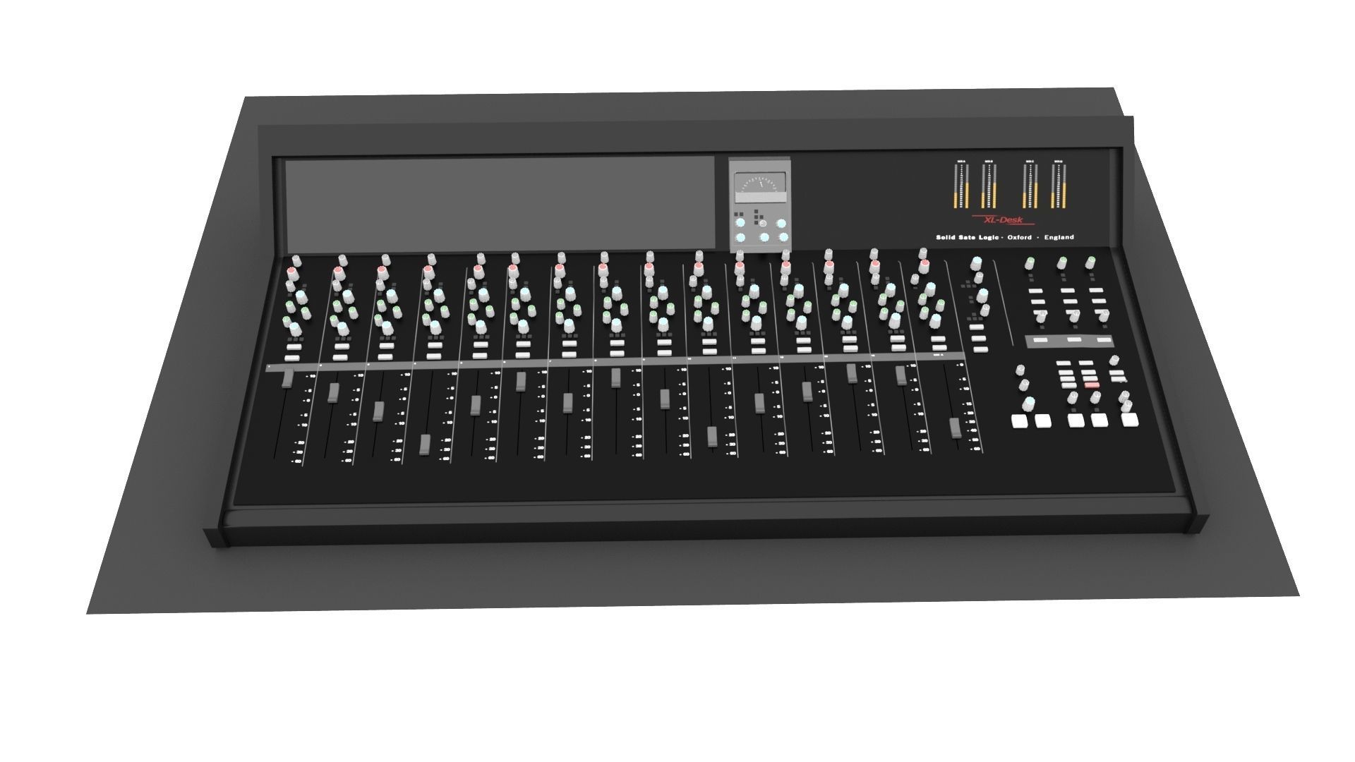 Mixing desk  3D model_3
