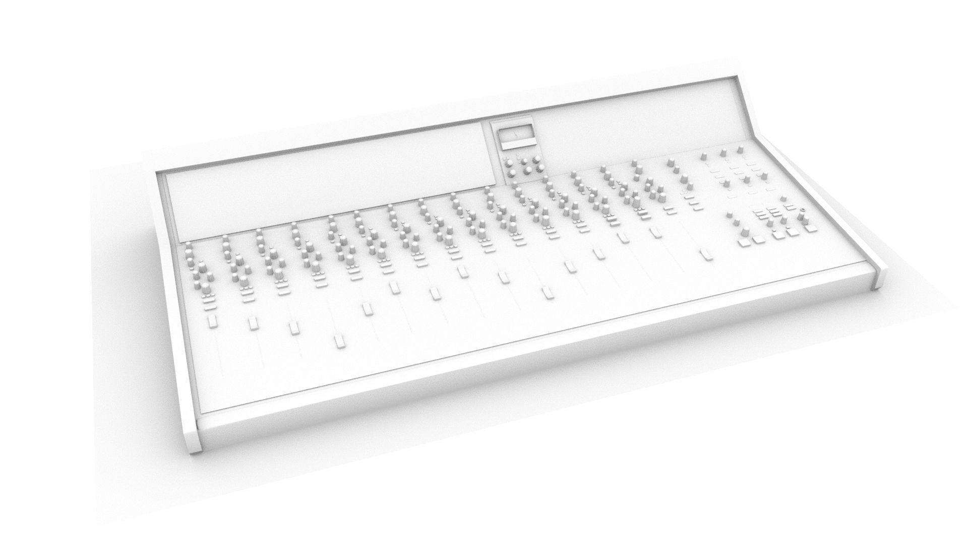 Mixing desk  3D model_5