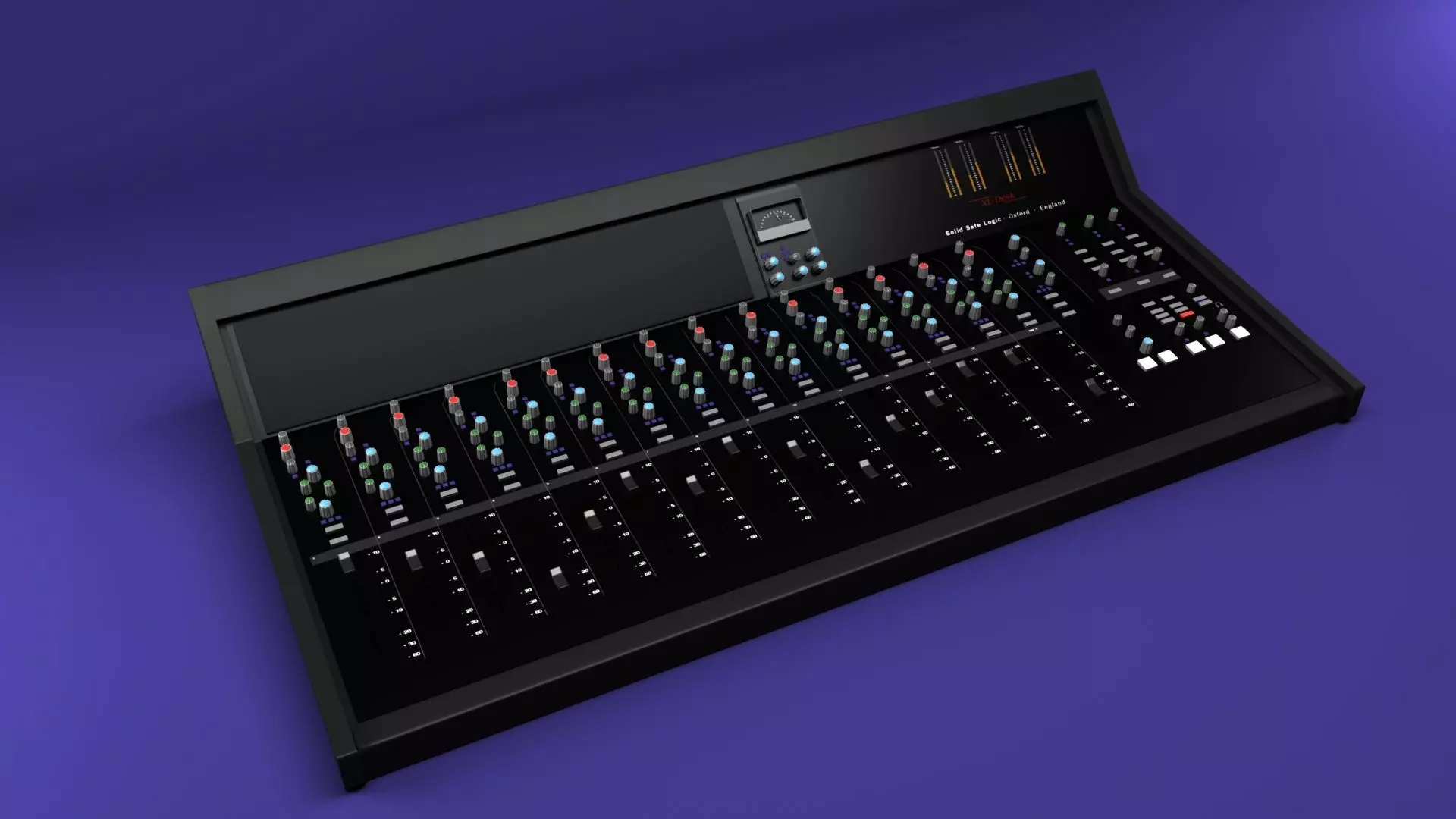 Mixing desk  3D model_0