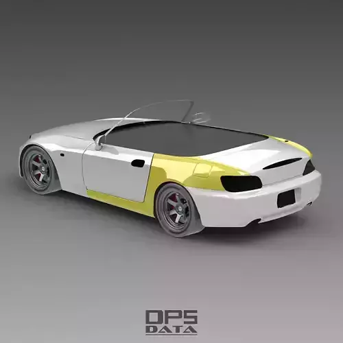 S2000 AP2 Rear Quarter Panel Surfaces 3D Laser-Scanned