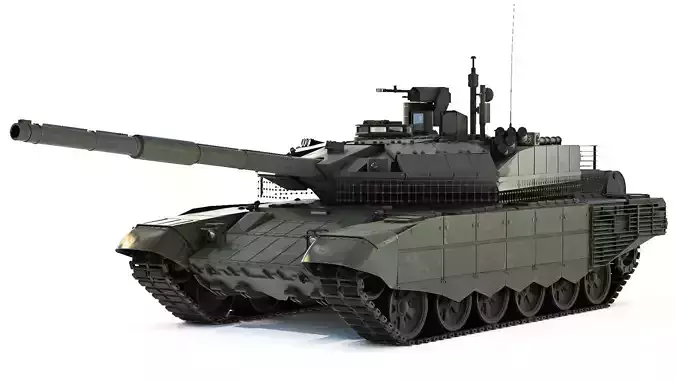 Tank T-90M 2020 3D model