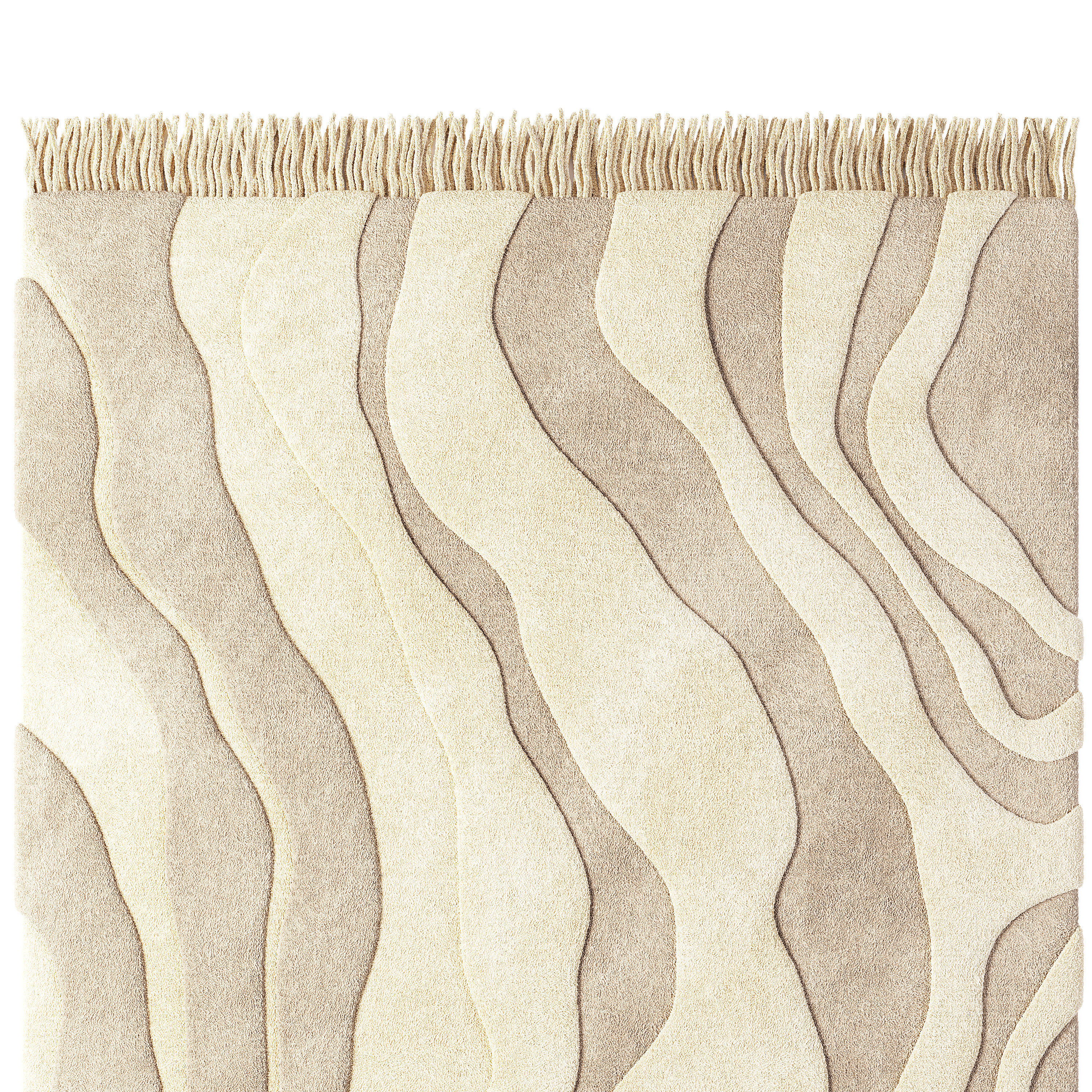 Tufted Sierra Rug Low-poly 3D model_1