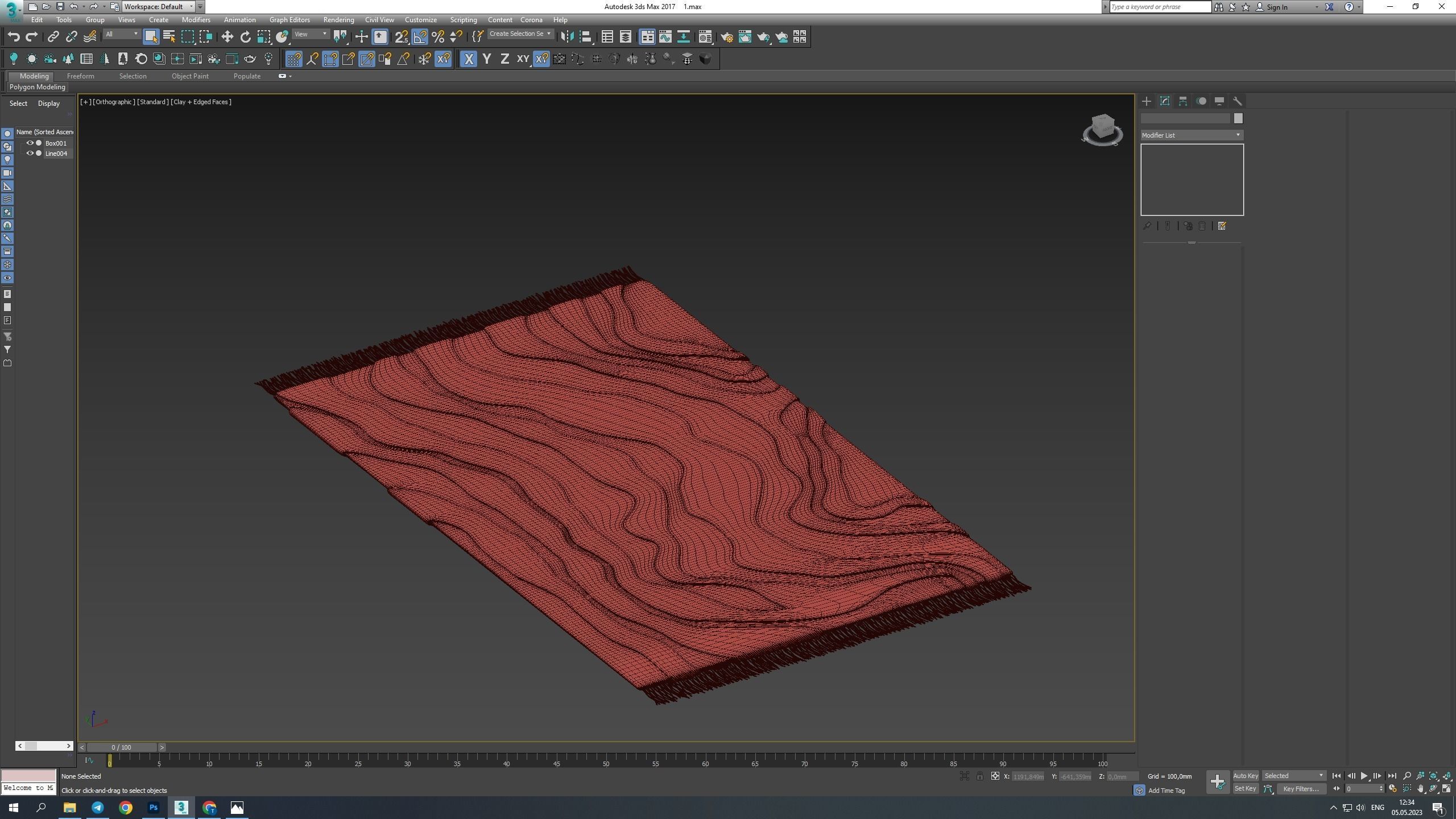 Tufted Sierra Rug Low-poly 3D model_8