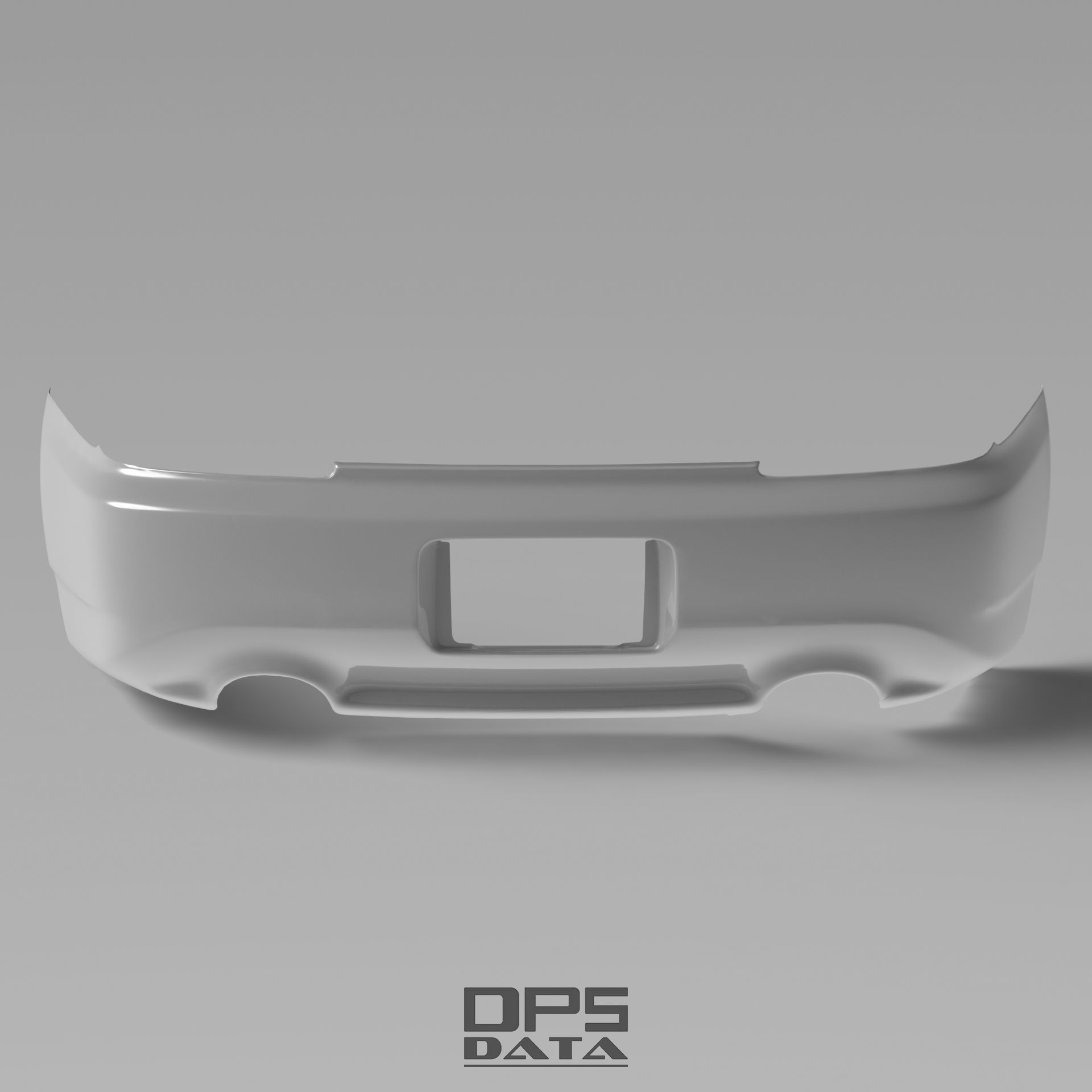 S2000 AP2 Rear Bumper Exterior Surface Model - 3D Laser-Scanned 3D model_3