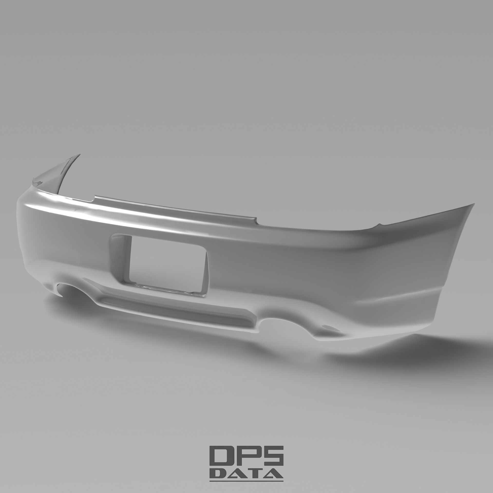 S2000 AP2 Rear Bumper Exterior Surface Model - 3D Laser-Scanned 3D model_1