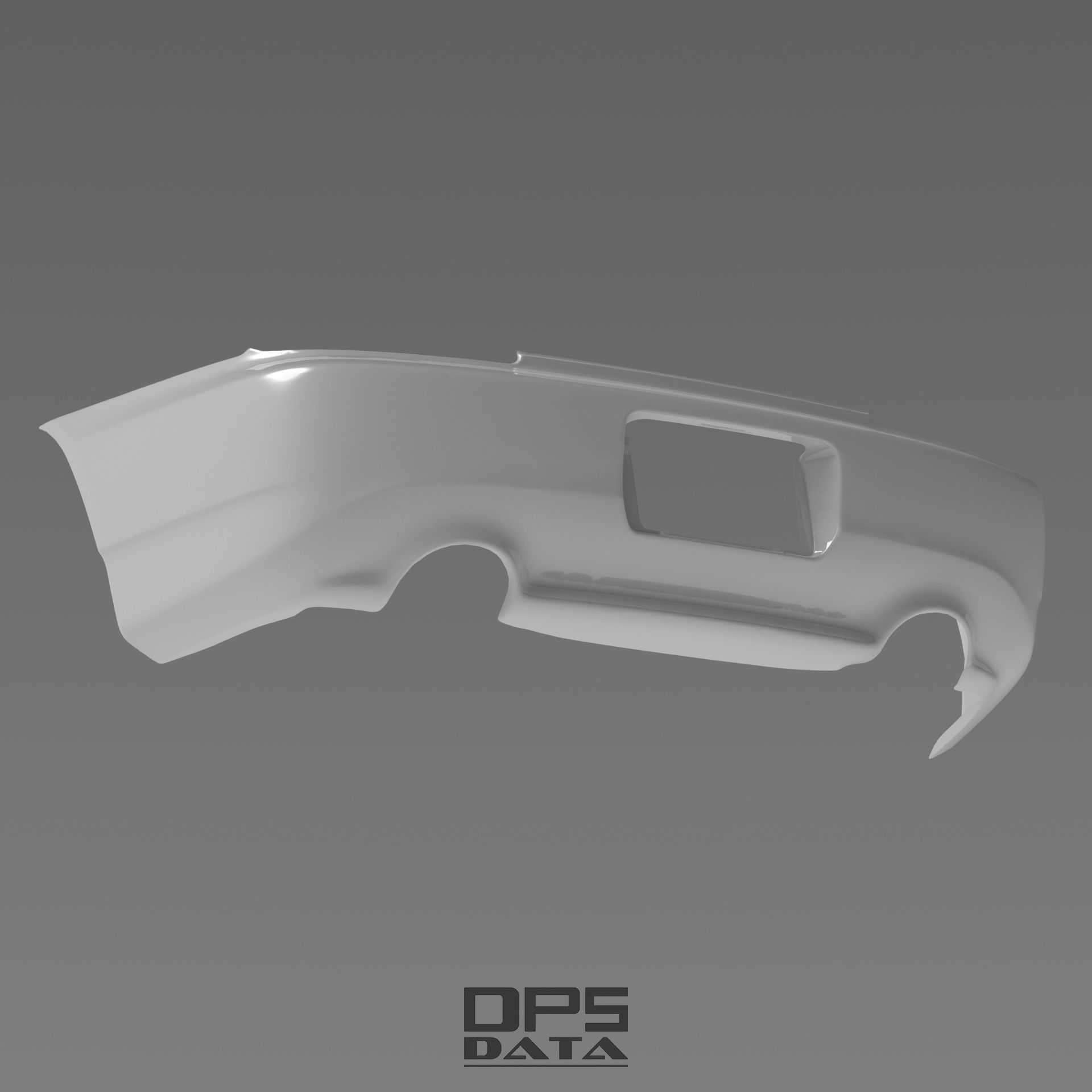 S2000 AP2 Rear Bumper Exterior Surface Model - 3D Laser-Scanned 3D model_2