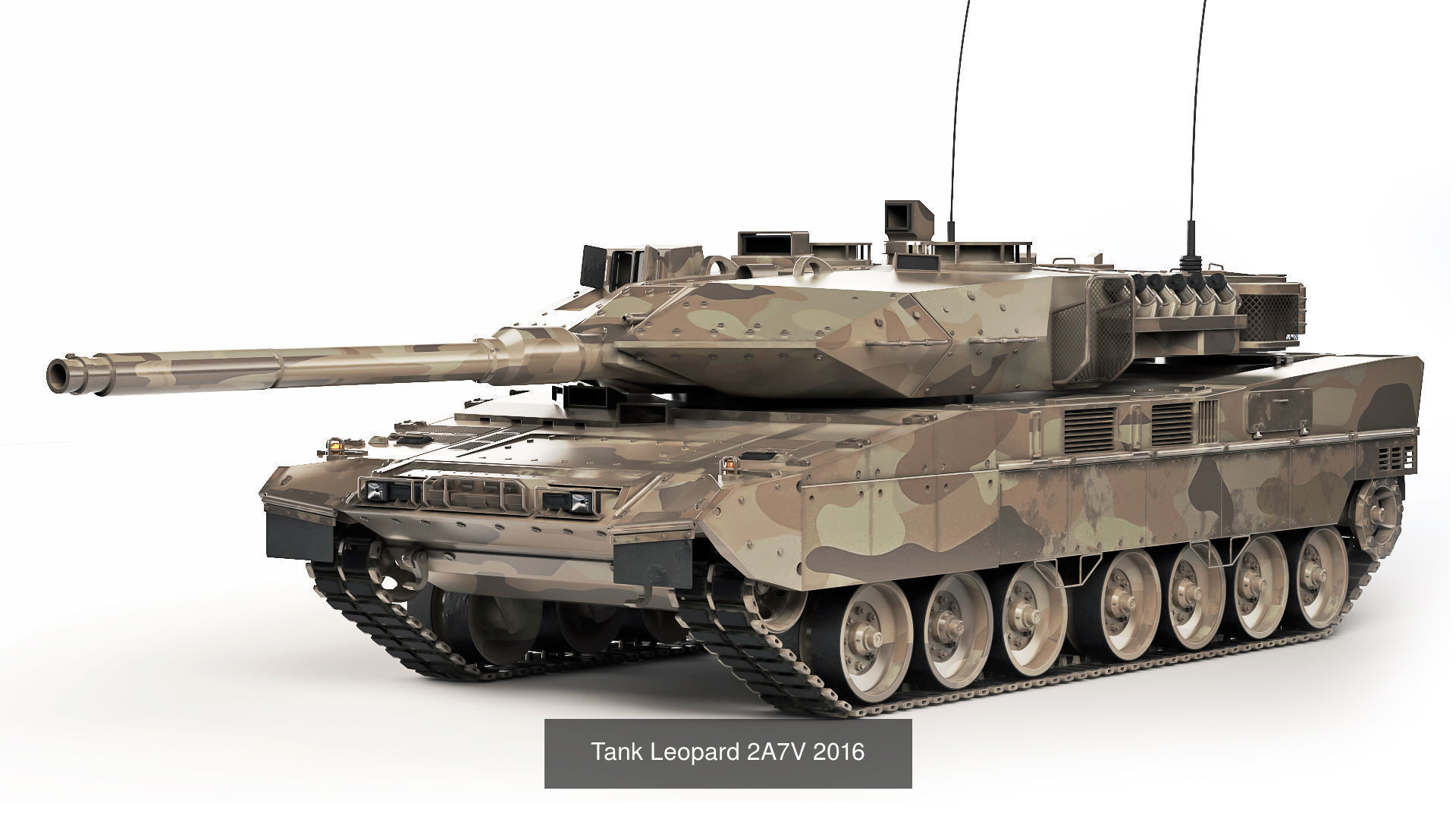 Collection of modern models of main battle tanks _2