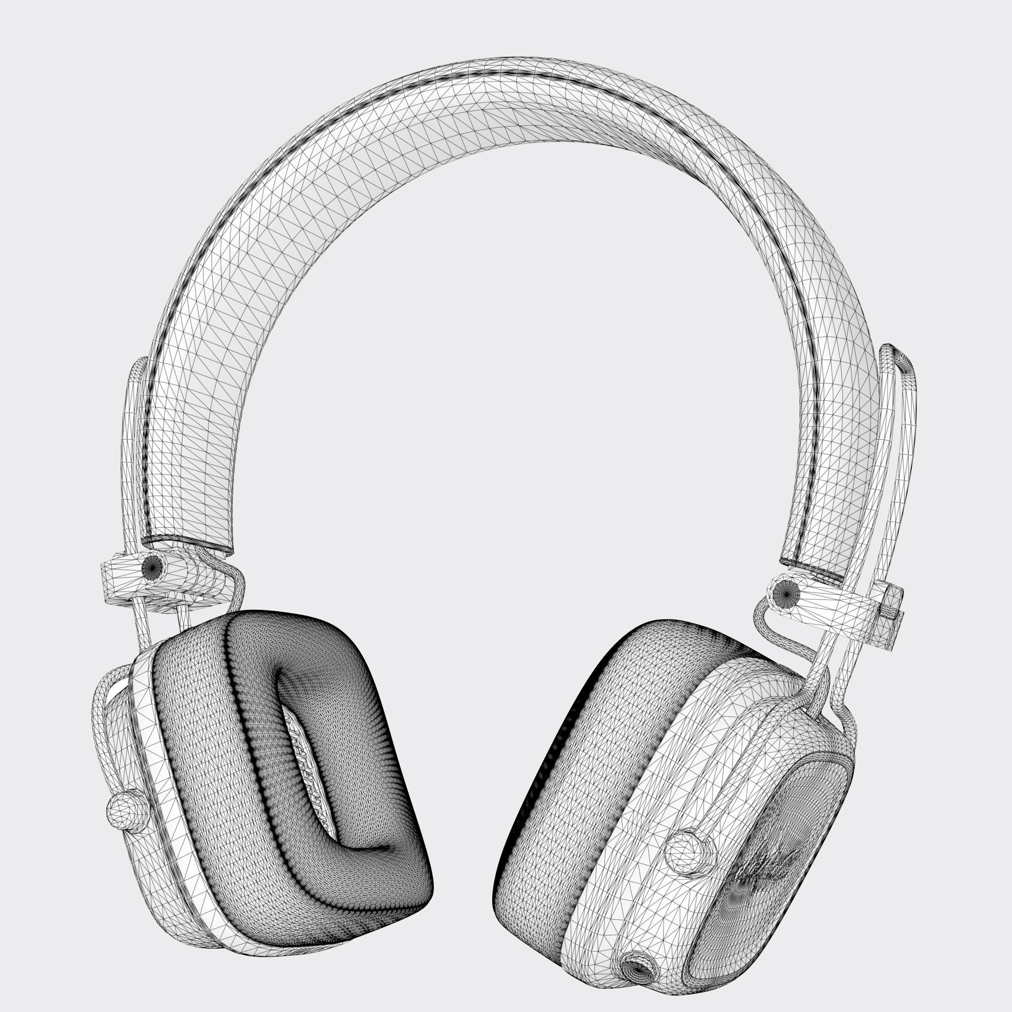 Headphones Marshall Major 4 Major 5 3D model_7