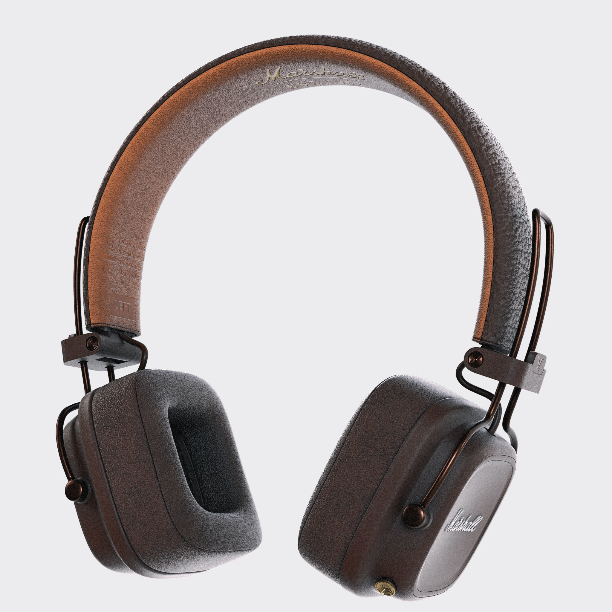 Headphones Marshall Major 4 Major 5 3D model_4