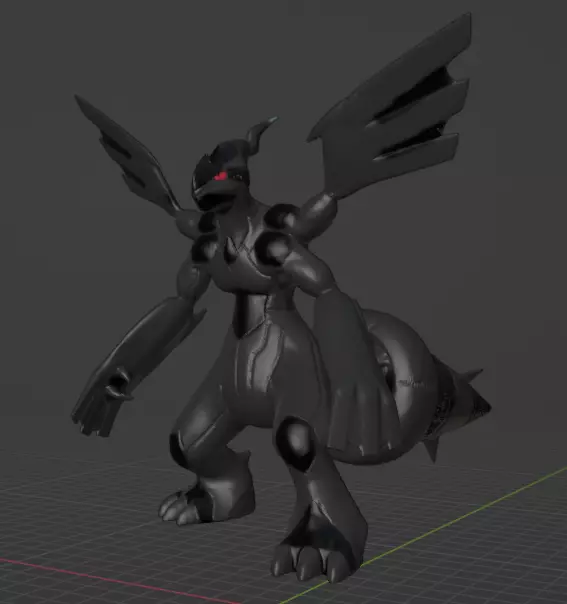 Zekrom 3D print model_0