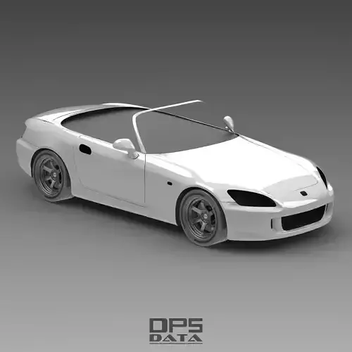 S2000 AP2 Full Exterior Surface Model - 3D Laser-Scanned