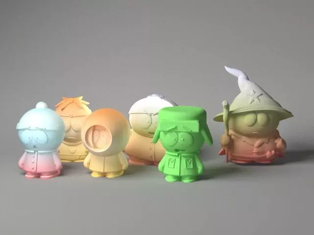 South Park Crew 3D print model