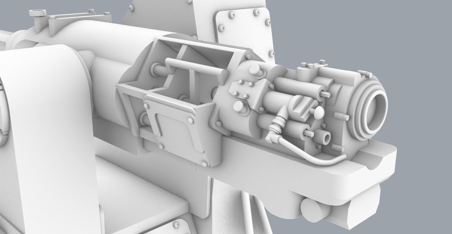 Sea Hawk DS Low-poly 3D model_7