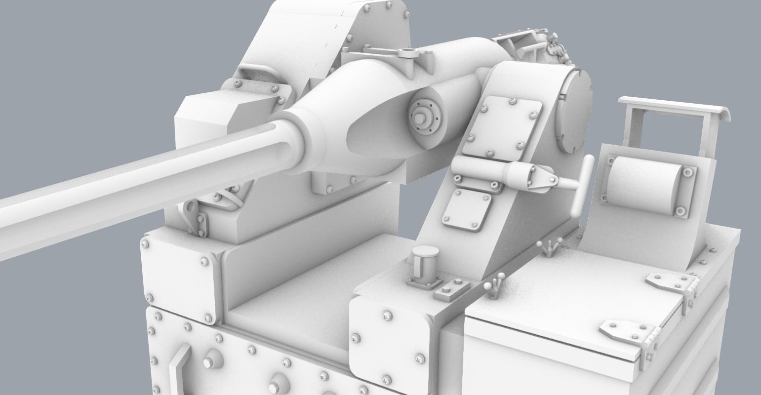 Sea Hawk DS Low-poly 3D model_9