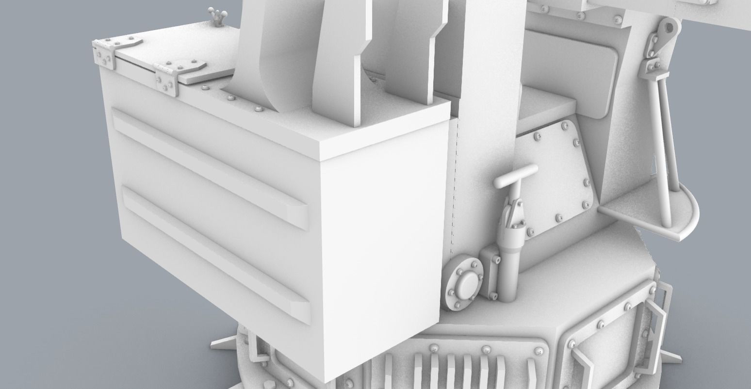 Sea Hawk DS Low-poly 3D model_8