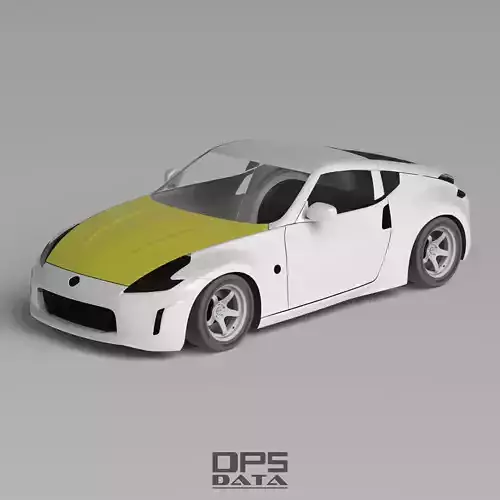 370Z Z34 Hood Exterior Surface Model - 3D Laser-Scanned