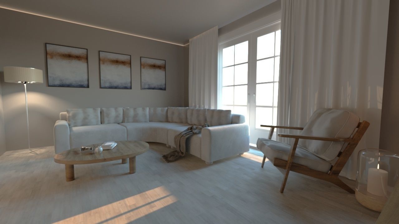 Dining Room 3D model_2