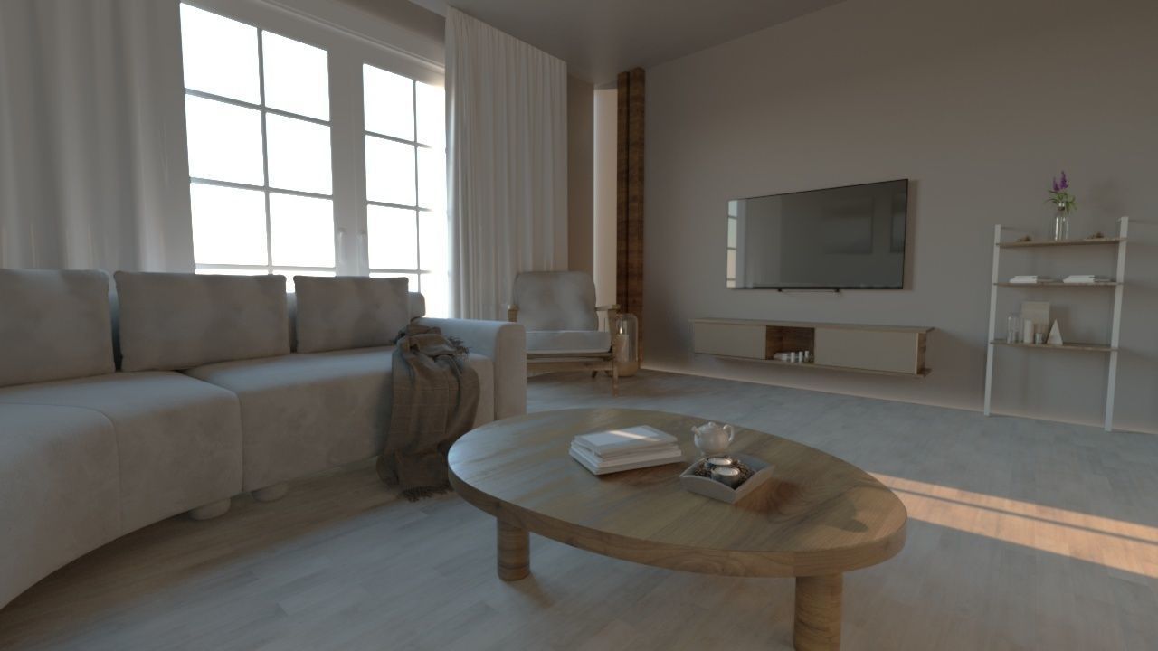 Dining Room 3D model_1