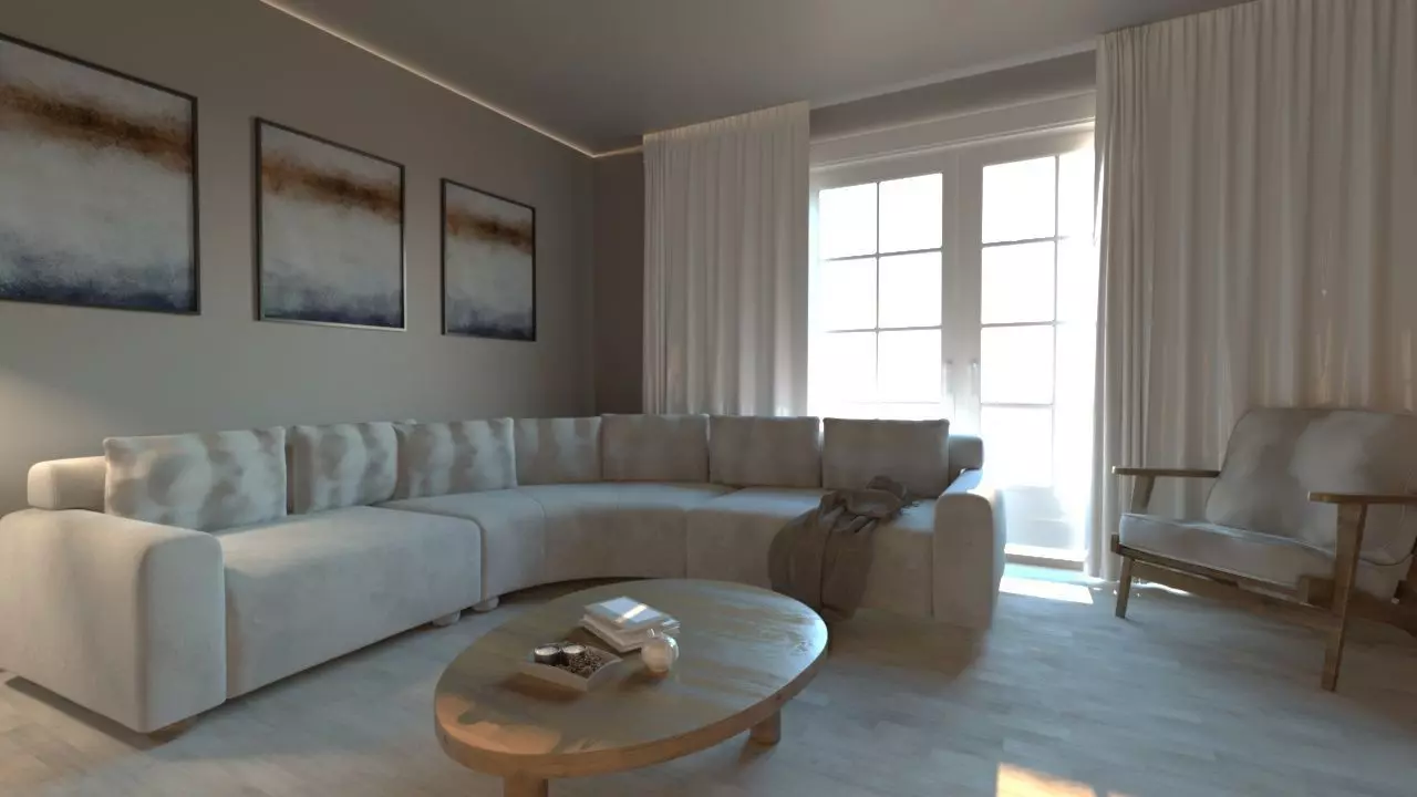 Dining Room 3D model_0