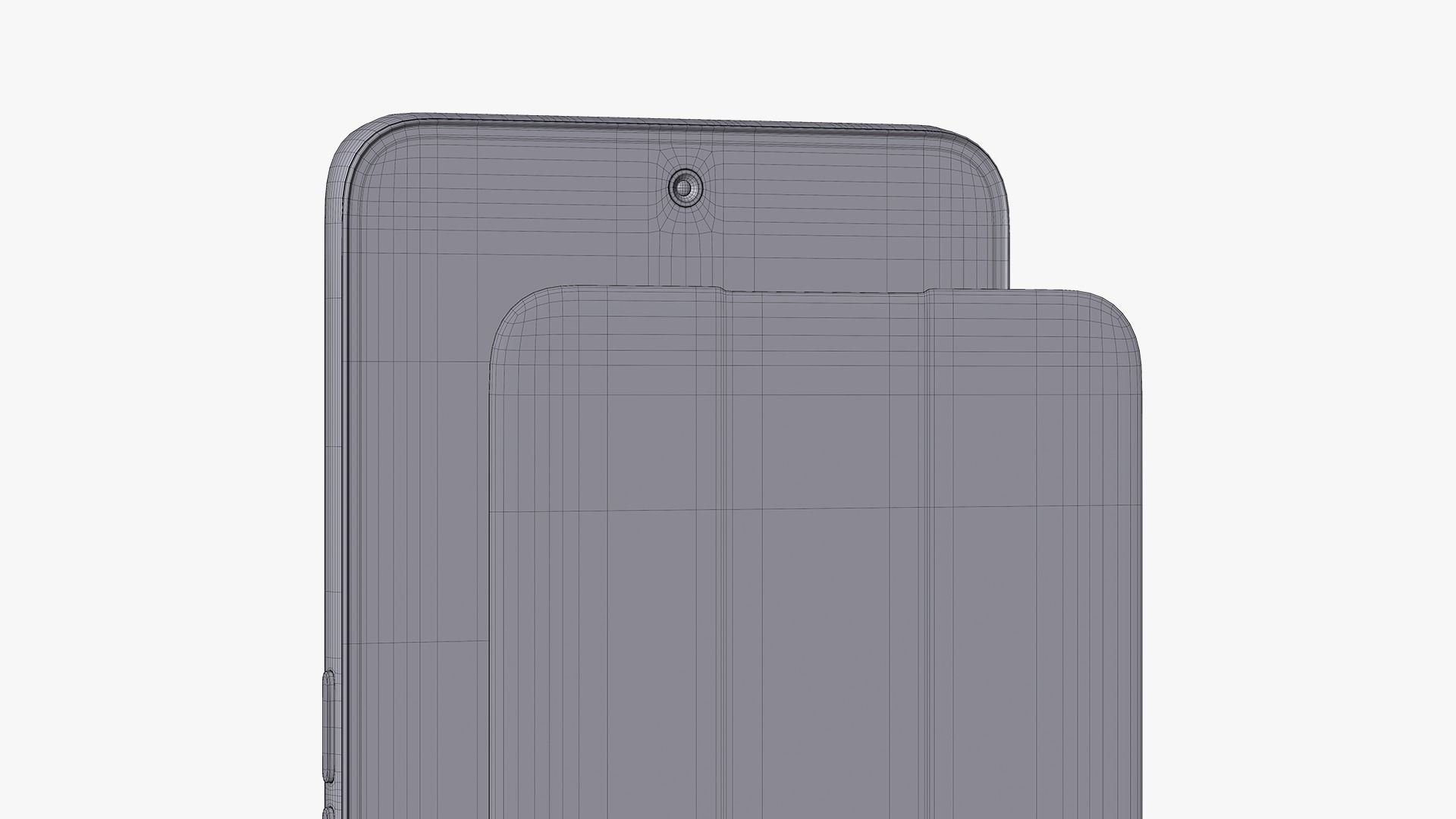 Realme GT Neo 5 SE Black Low-poly 3D model_14