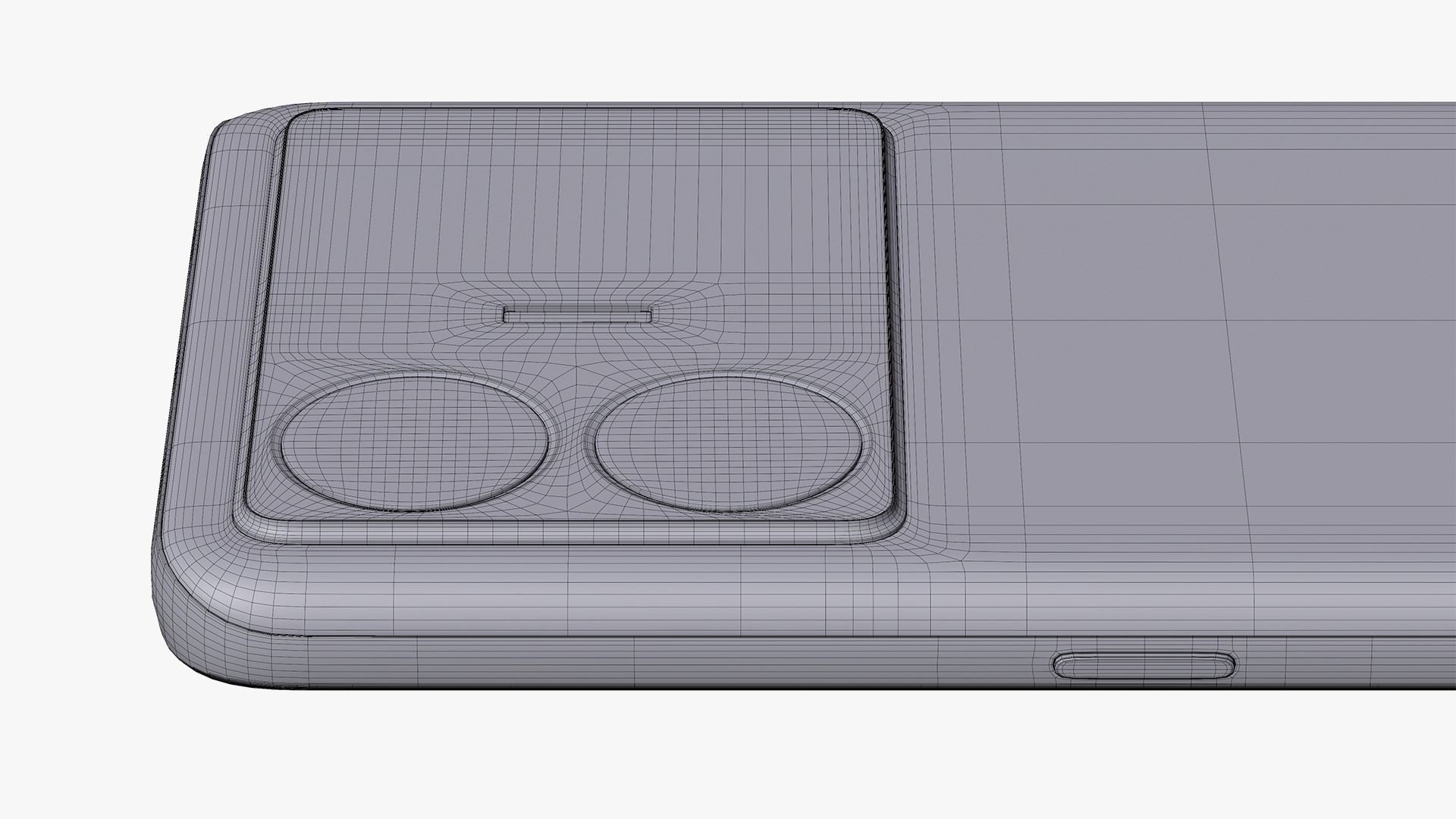 Realme GT Neo 5 SE Black Low-poly 3D model_15