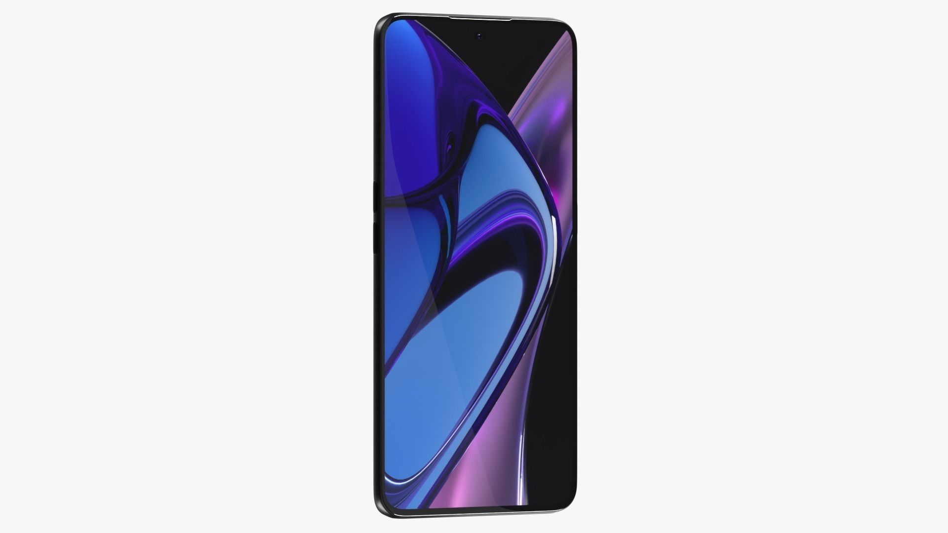 Realme GT Neo 5 SE Black Low-poly 3D model_8