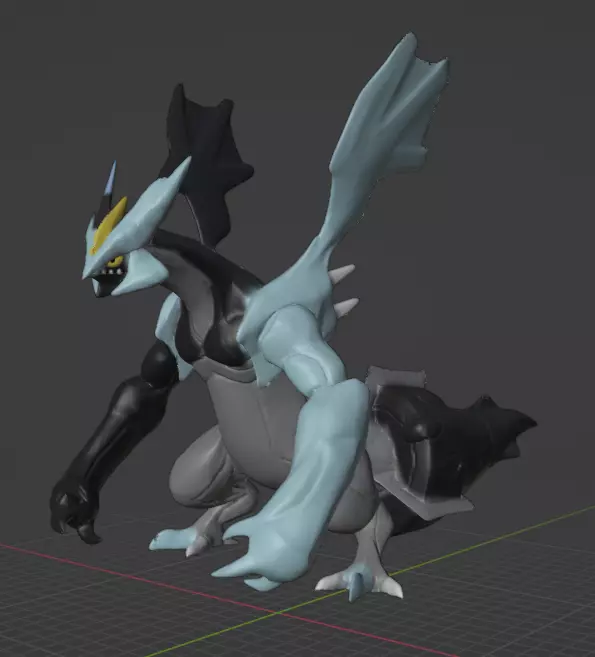 Black Kyurem 3D print model
