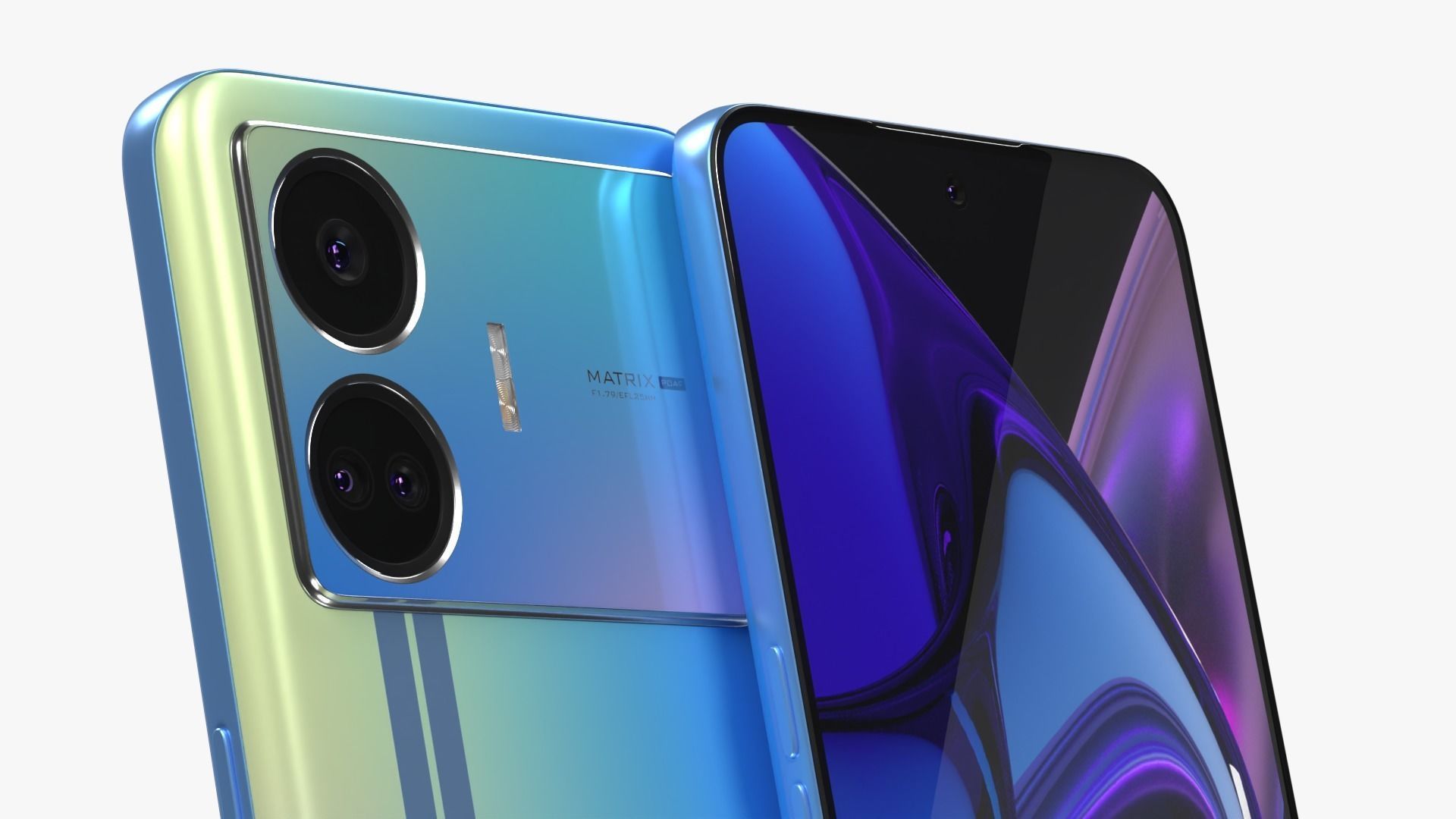 Realme GT Neo 5 SE Fantasy Low-poly 3D model_3