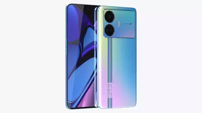 Realme GT Neo 5 SE Fantasy Low-poly 3D model