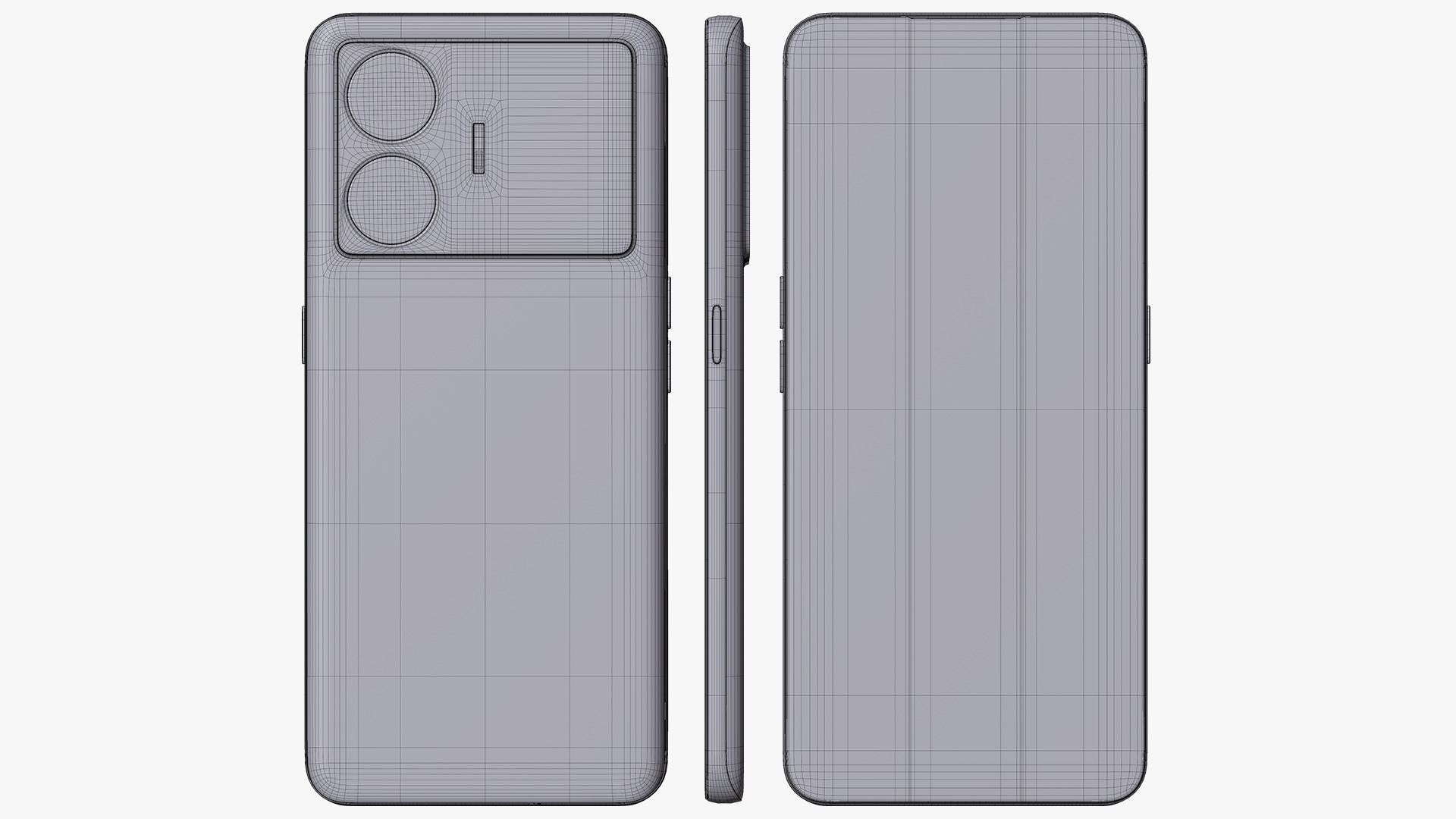 Realme GT Neo 5 SE Fantasy Low-poly 3D model_12