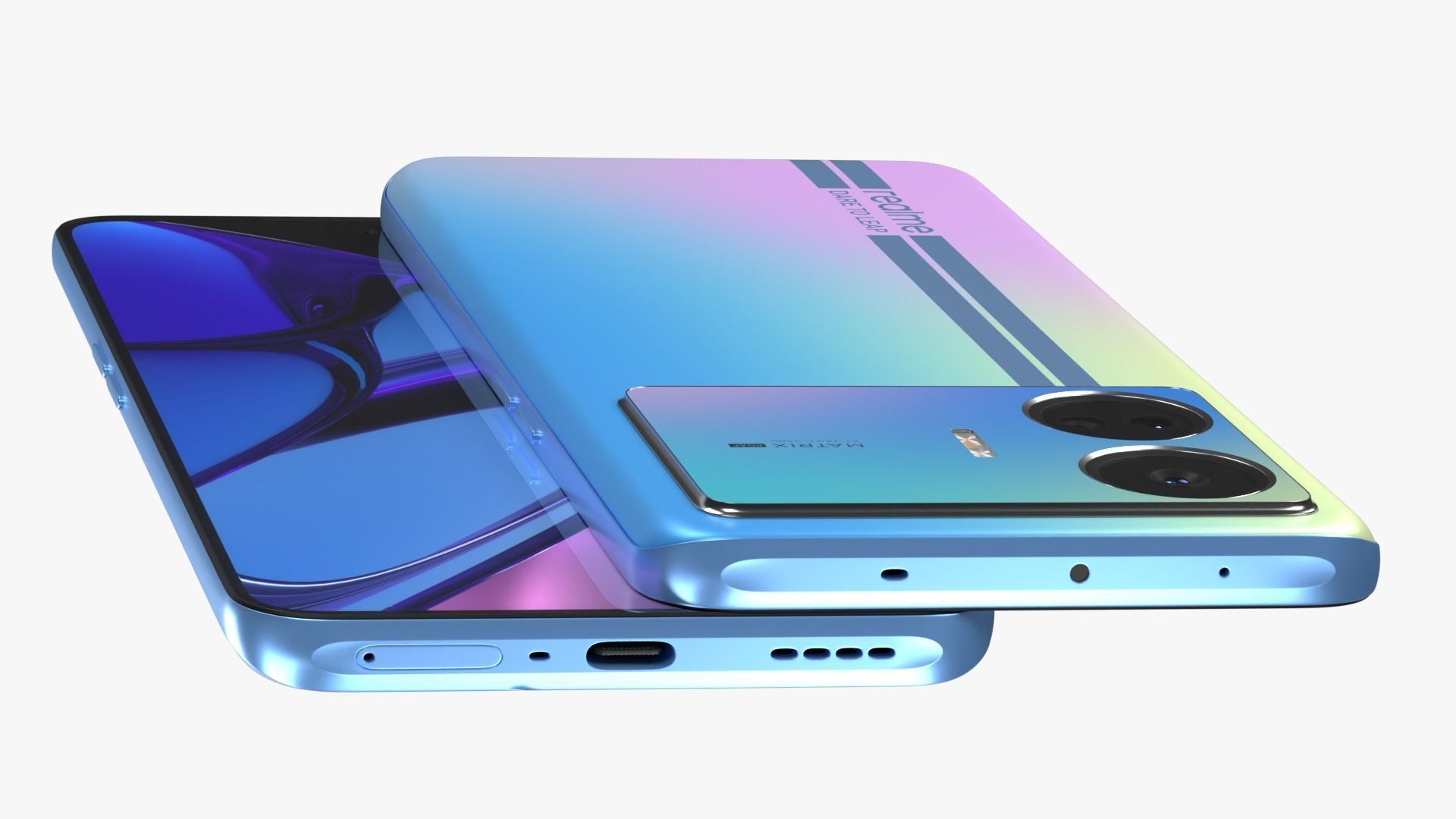 Realme GT Neo 5 SE Fantasy Low-poly 3D model_6