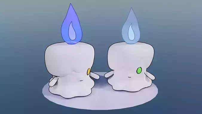 Pokemon Litwick and Shiny Version rigged