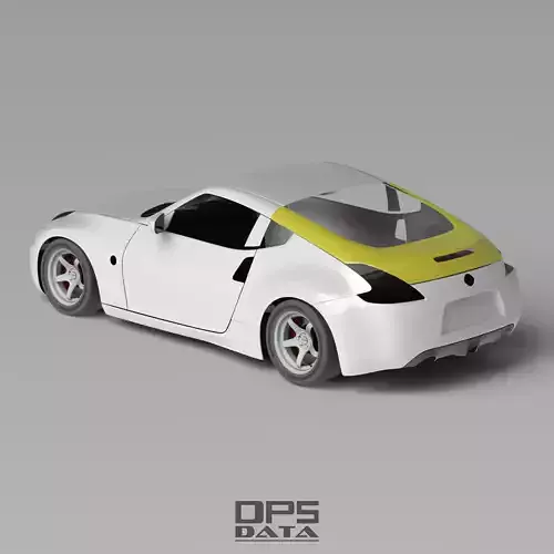 370Z Z34 Rear Hatch Exterior Surface Model - 3D Laser-Scanned 3D model