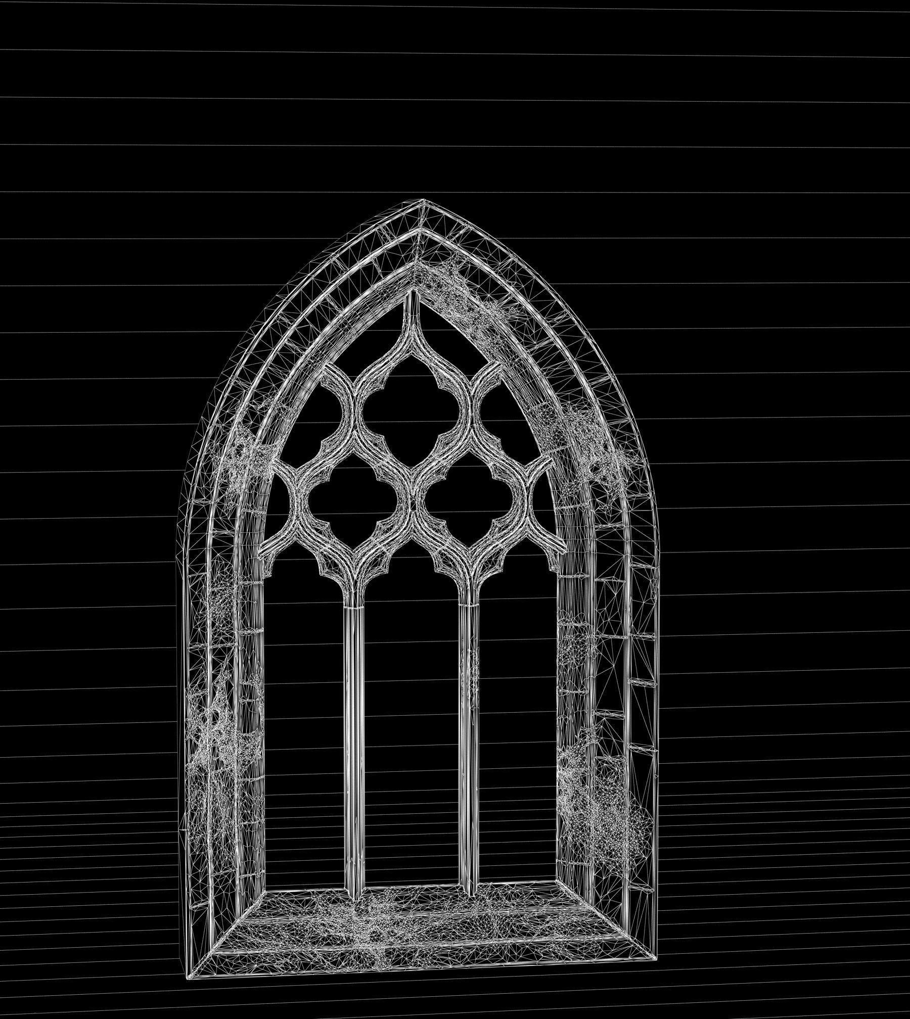 05 Medieval Textured windows pack 01 Low-poly 3D model_25
