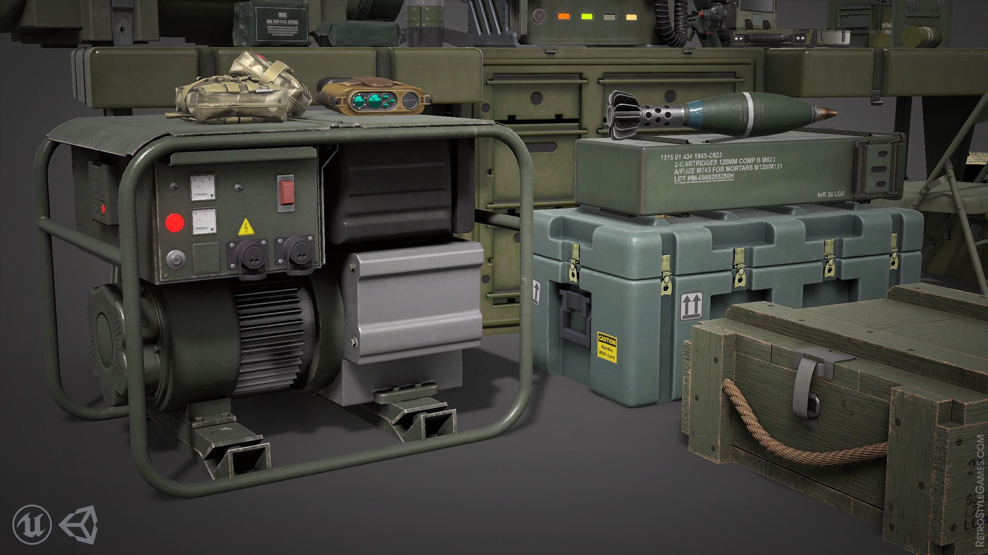 Defense Line - Ultimate Pack Low-poly 3D model_11