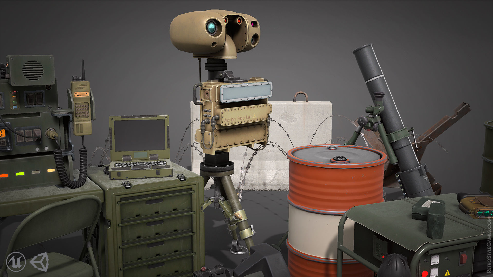 Defense Line - Ultimate Pack Low-poly 3D model_10