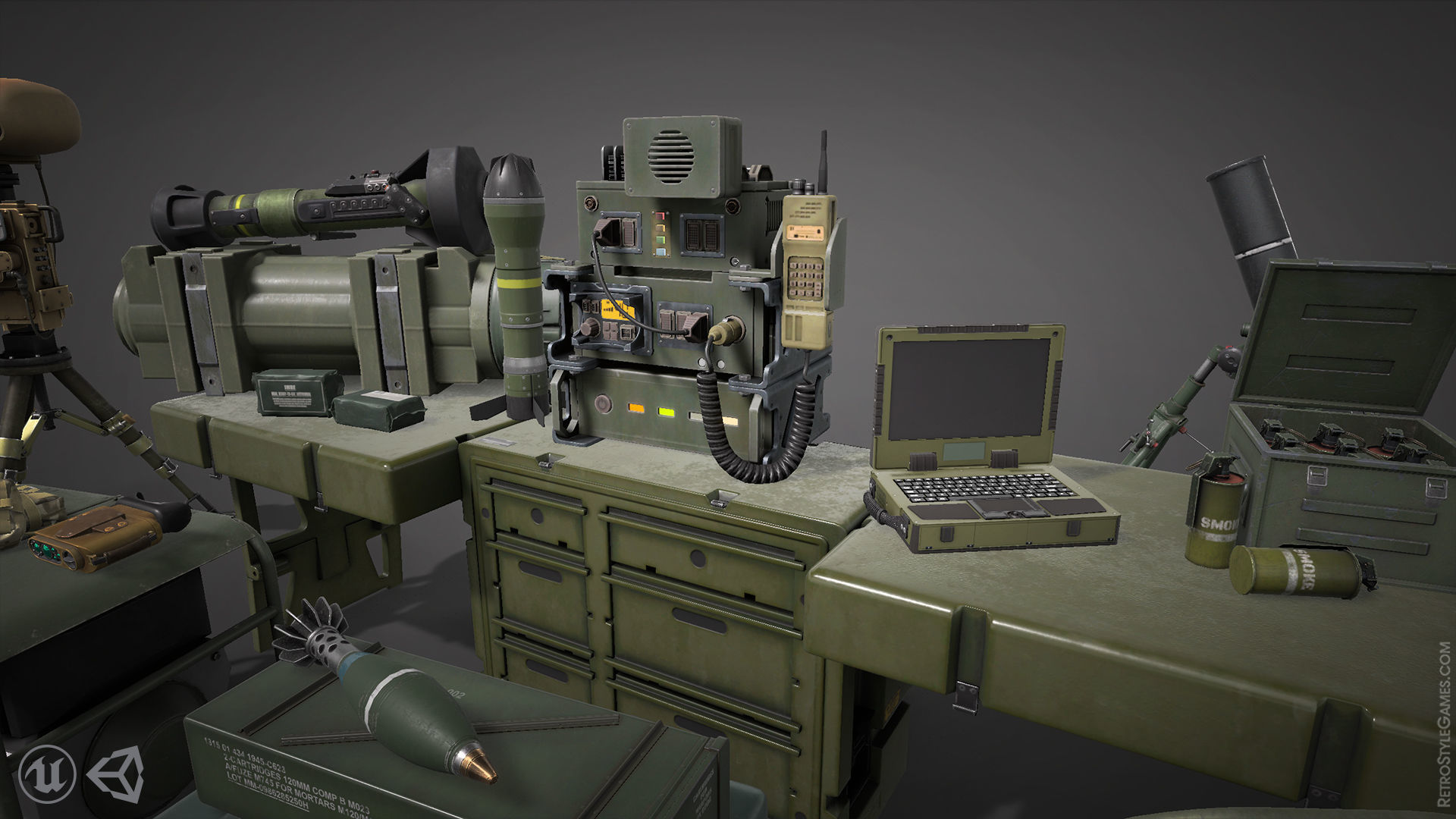 Defense Line - Ultimate Pack Low-poly 3D model_12