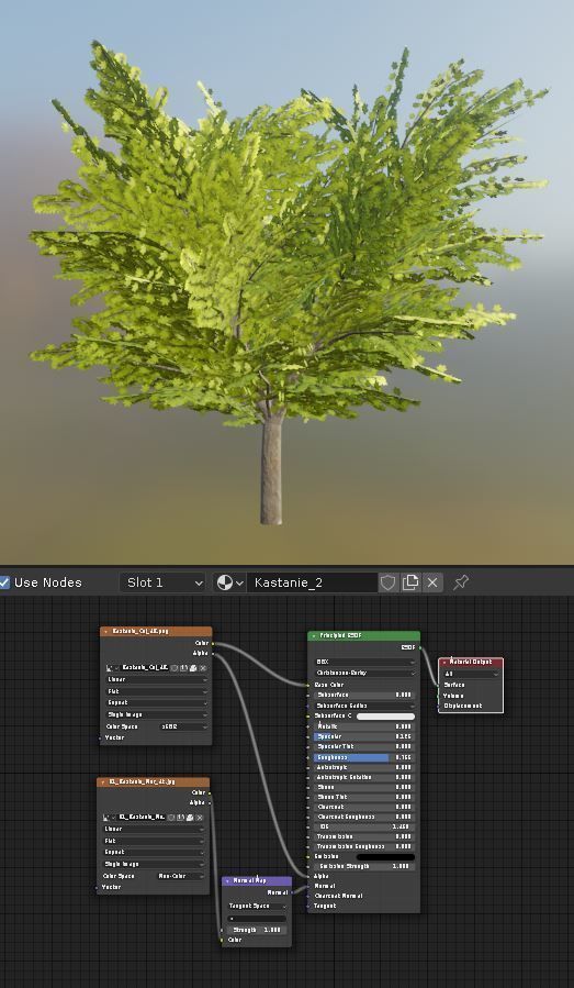 European horse chestnut 12m all seasons 3D Model Collection_23