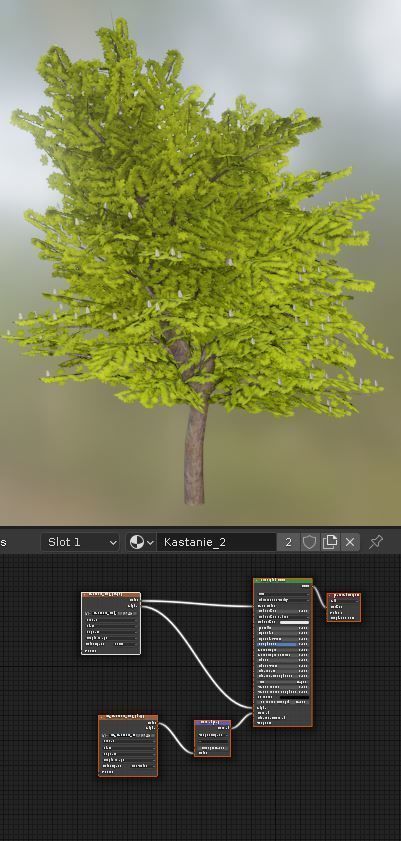 European horse chestnut 12m all seasons 3D Model Collection_20