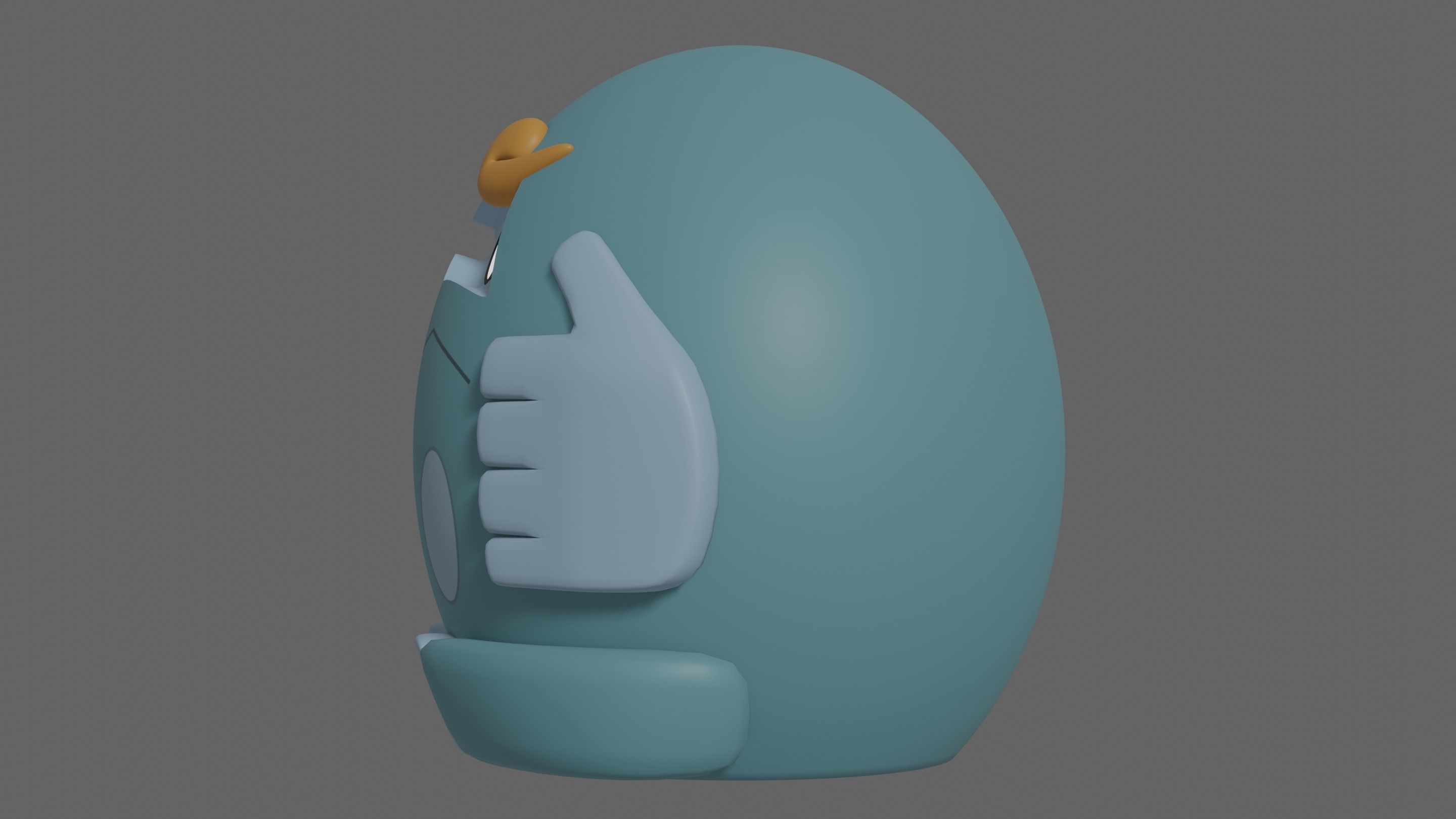 Pokemon Darmanitan Zen mode and Shiny Version 3D model_11