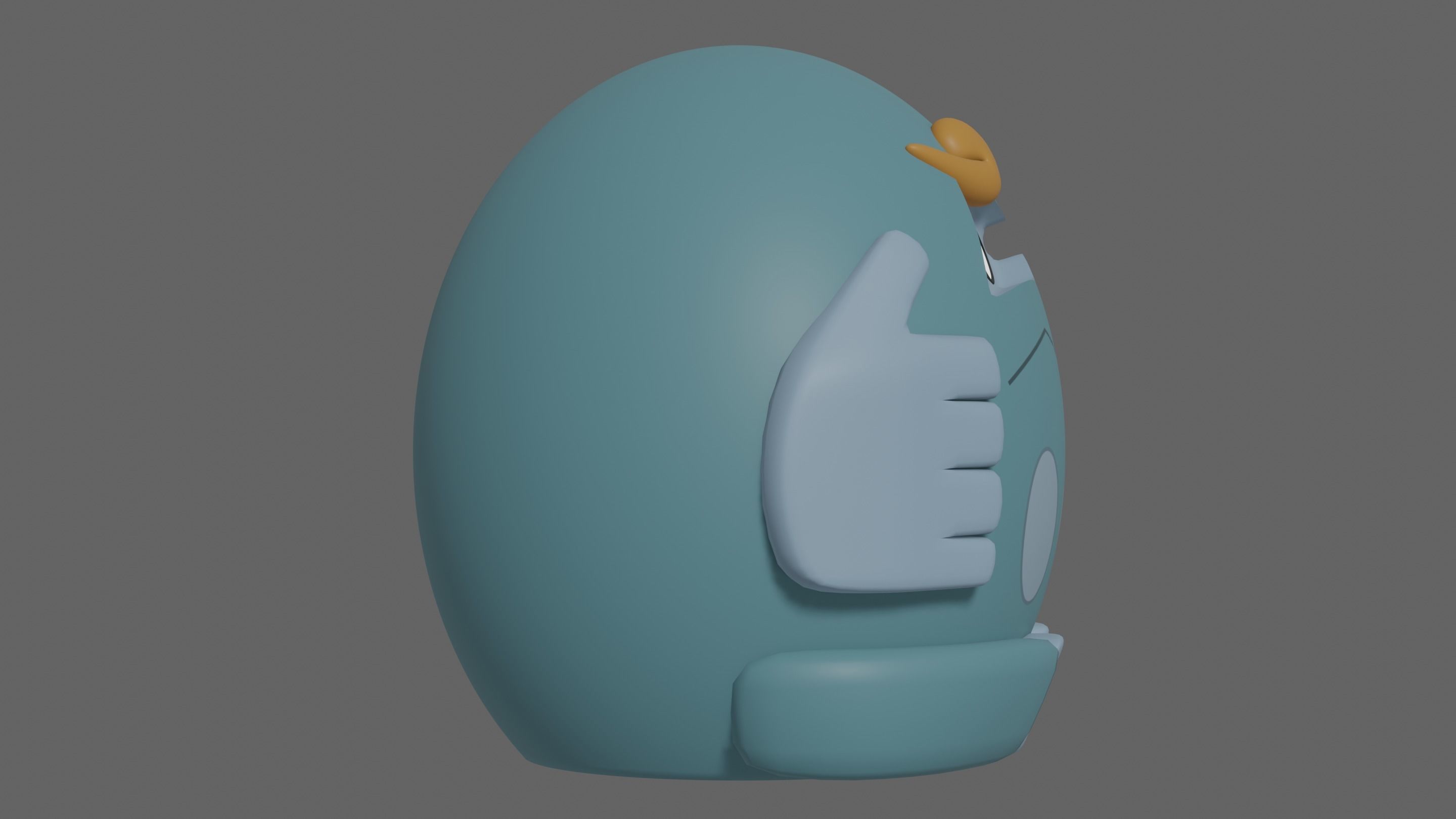 Pokemon Darmanitan Zen mode and Shiny Version 3D model_5