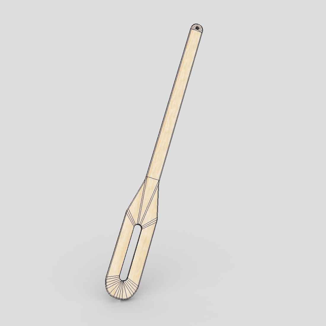 Laundry Stick 3 Low-poly 3D model_2